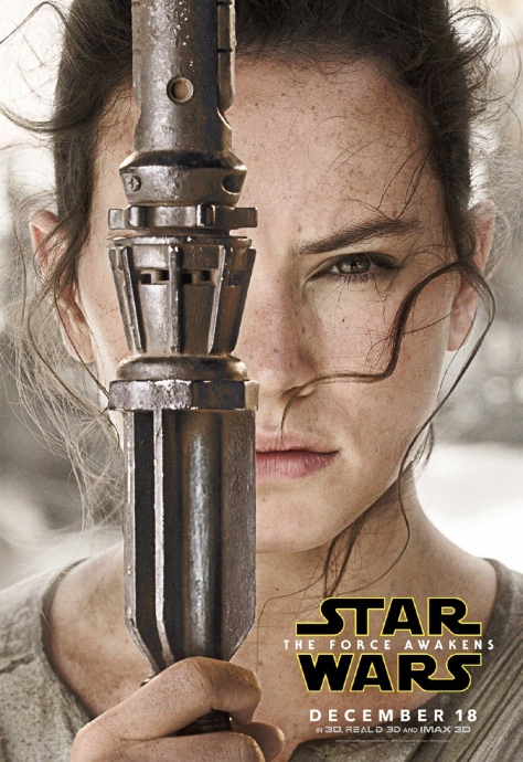  Daisy Ridley as Rey. Star Wars: The Force Awakens. © Disney 2016